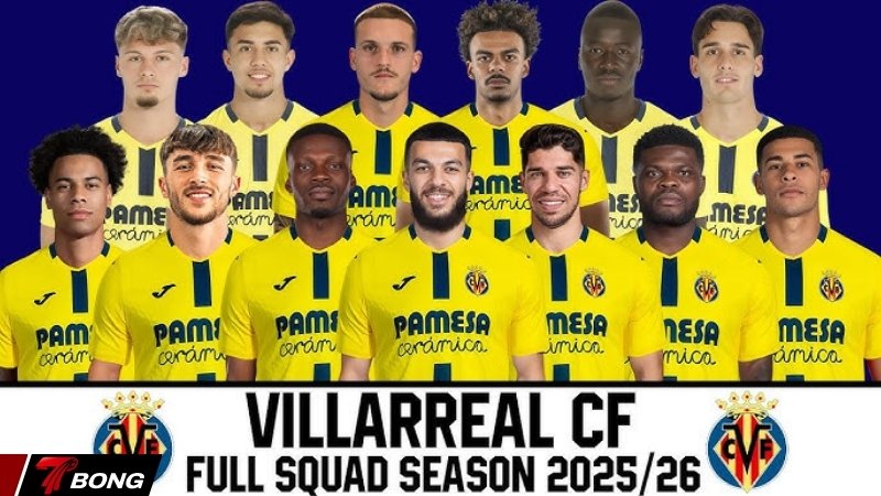 Đội hình mùa giải hiện tại của Villarreal